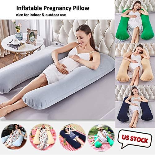 Пингинг ажурираше голема надуена перница со надувување на ткаенина Перница за бременост Перница за породилна перница медицинска сестра