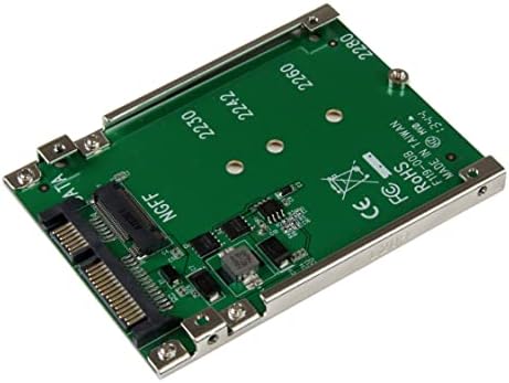 StarTech.com Самостоен 2.5 / 3.5 SATA Хард Диск Дупликатор &засилувач; M. 2 SATA SSD до 2.5 ВО SATA Адаптер-m. 2 NGFF на SATA Конвертор-7mm-Отворена