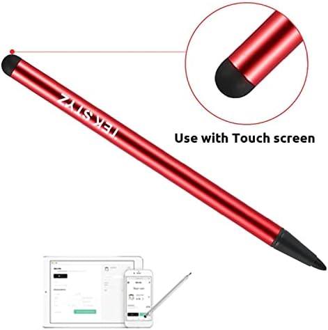 Работи Pro Stylus за Samsung A03S висока точност чувствителен во компактна форма за екраните на допир [3 пакет-црвена]