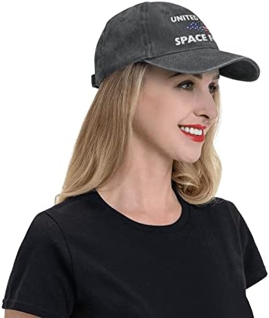 GHBC Space Force USA Возрасни бејзбол капа за женски камиони за камиони за прилагодување на машката каубојска капа
