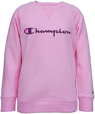 Champion Heritage Girls Classic Fleece Pullover Crewneck Sweatshirt Детска облека