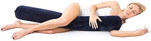 Bymyside Дишев хипоалергичен перница | Перници за патување со долг кревет за време на бремени или стомачни заспани