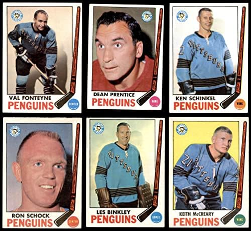 1969-70 Топс Питсбург пингвини во близина на екипата сет Питсбург пингвини ГД+ Пингвини