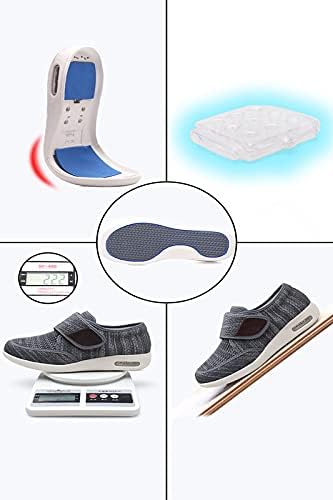Дијабетични чевли на Yibobay за човекот ширина X-широк чевли за постари лица широки чевли за чевли за одење на човекот прилагодливо