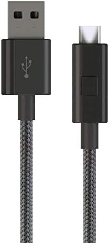Кабел со плетенка и синхронизација на веризон во Verizon Micro USB 4-FT-црна боја