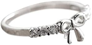 Корејски накит Едноставни кристални прсти прстени едноставни гроздобер накит Исклучителни додатоци Нови симпатични лакови прстени девојки