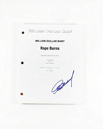Клинт Иствуд, скрипта за бебиња од милион долари потпиша автограмирана автентична „ГА“ COA
