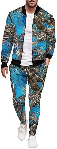 Katior mens костум панталони Менс зимска обична улица ткаени јакна јакна панталони џунгла на отворено со две парчиња вселенски костуми мажи