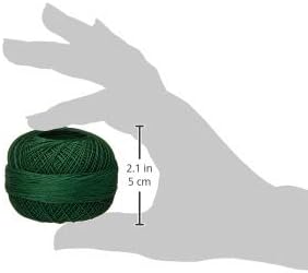 Корисни раце Лизбет Премиум памучна нишка, големина 40, зимзелена темна