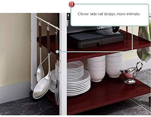 КММК решетка за складирање погоден за кујна домашна канцеларија дневна соба ， полица од подот за складирање микробранова печка за рерна кујнски