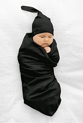 Бебе, биди мое породилно мајки и јас, облечена облека со појавување на бебето за бебиња, ќебе и капа