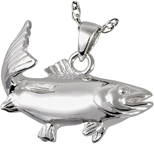 Меморијална галерија 3210S Спорт риба Стерлинг сребрена креманица миленичиња накит