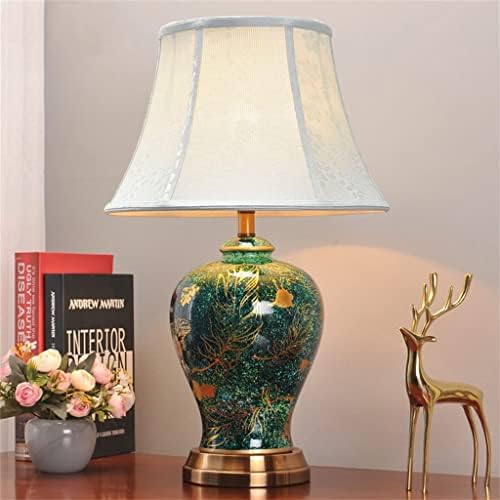 Стекнете американски стил гроздобер пријатна романтична величествена лесна керамичка маса за ламба за спална соба светло креветче