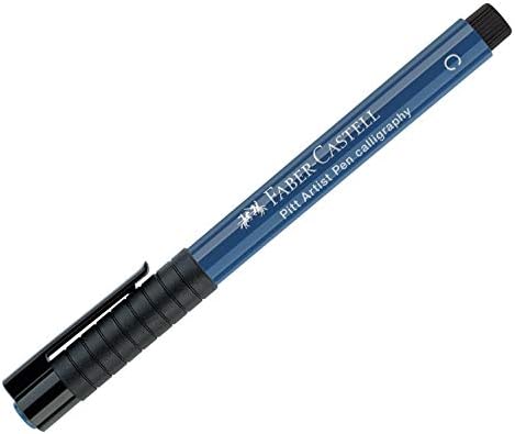 Faber -Castell FC167547 India Ink Pitt Artist Caligraphy Pens - Indanthrene Blue