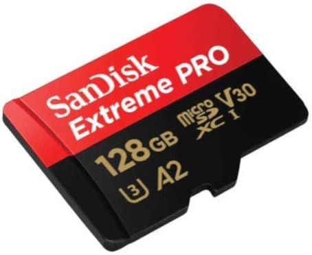Sandisk Екстремни Про 128gb MicroSD Картичка За Gopro Херој 10 Црна Камера Херој10 UHS - 1 U3 / V30 A2 4k Класа 10 Пакет со 1 Сѐ, Но