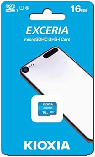 Киоксија 16gb microSD Ecceria Флеш Мемориска Картичка U1 R100 C10 Full HD Прочитајте 100mb/s LMEX1L016GG4