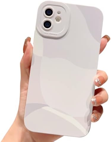 YKCZL Компатибилен со Iphone 12 Случај, Симпатична Насликана Уметност Срце Шема Целосна Камера Објектив Заштитни Тенок Мек Шок Отпорен