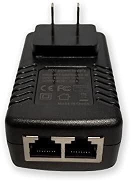4 пакет IpcAppower Mini POE Injector Wall Wall Wart Plug | 802.3af полни 15 вати | Наменето за IP камери и телефони како Cisco/Polycom/Aastra