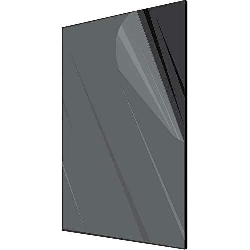 Акрилен плексиглас пластичен лист 0,125 ” - 1/8 x 24 x 24 Непроaирна црна боја 2025