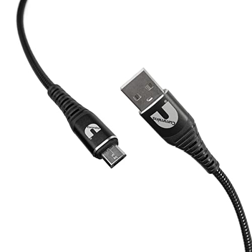 Cummins Long Micro Flex Chable Chable Charger Coder USB-A до кабелот за микро полнење 8ft CMN4715