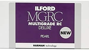 Ilford Multigrade V RC Deluxe Pearl Surface Black -Black Photo Photo, 190GSM, 8x10 “, 25 листови