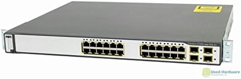 Cisco WS-C3750G-24PS-S Катализатор C3750G-24PS-S Мулти-слојниот стабилен прекинувач со POE