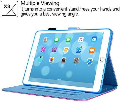 Jzcreater ipad 10.2 Case 2020 iPad 8th Generation/2019 iPad 7-ми Gen Case, iPad Air 3/iPad Pro 10.5 инчи кутија ， Корица за парични парични