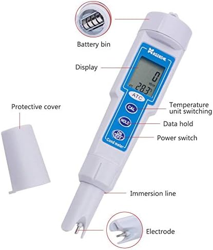 JF-XUAN тестер за квалитет на вода дигитален преносен CT3031 тип на пенкало Дигитален водоотпорен спроводливост на мерачот на мерач на мерач