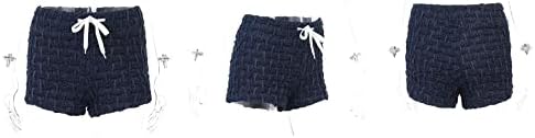 Molisry женски шорцеви со високи половини со лента за ленти со кратки панталони со кратки панталони