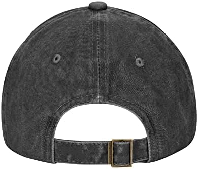 Бејзбол капа на leroylcarter гроздобер измиена каубојска капа унисекс прилагодлива капа црна