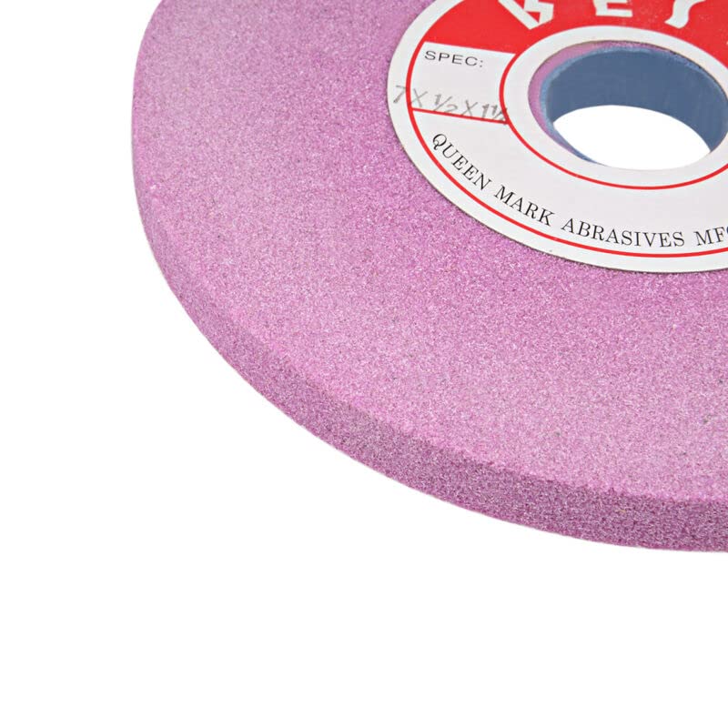 Евики алатка делови 7-Инчен Клупа Мелење Тркала Розова Алуминиум Оксид НА ГОДИШНО ниво 60 Ронки За Мелење Површина