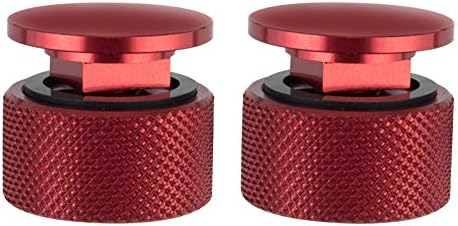 3 огледала Заварување Хауба Шлем Сврзувачки Елементи Црвена Капа Замена Делови Додатоци Завртки Флип Хауба Алуминиум-Елоксирани