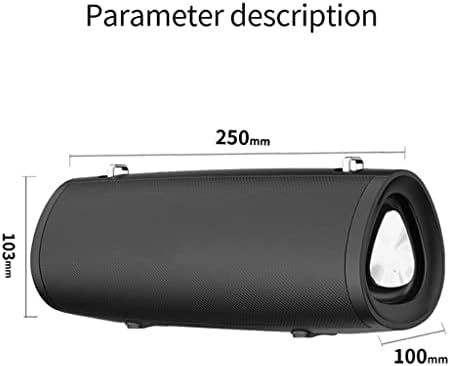 JHWSX Bluetooth звучник преносен звучник на отворено безжичен мини колона 3D 10W стерео музика опкружувачка поддршка TFCARD TFCARD