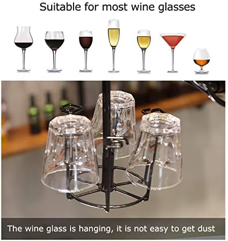 Стилска едноставност Вино стакло држач гроздобер железо превртено високо стакло држач Едноставно креативно прикажување декорација Стилски држач