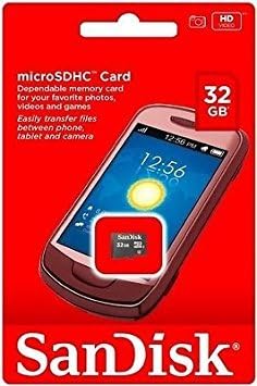 Sandisk 32gb MicroSD HC Microsdhc Мемориска Картичка 32G Работи Со Motorola Moto E MOTO G LTE Nokia Lumia Икона X X+ XL Lumia 930 635 630 530 X2 Пакет Со Сѐ Освен Стромболи Читач