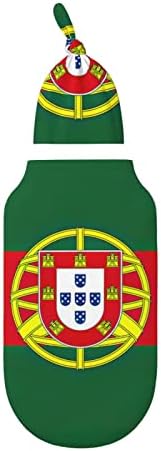 Pupsikins Бебе ќебето Португалско знаме памучно истегнување на вреќата со кожурец и каша од грав постави мека торба за спиење