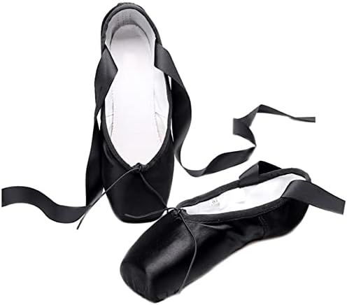 Професионалните чевли за танцување со балет за платно на девојчињата Тангдао Професионални сатенски розови балети Поинте балетски