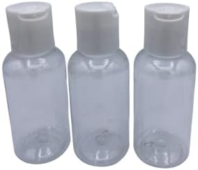Бања и туш чисти пластични шишиња за патувања за течности за тоалети за лосион за шампон - 3oz секој / 88мл - 3 -пакет