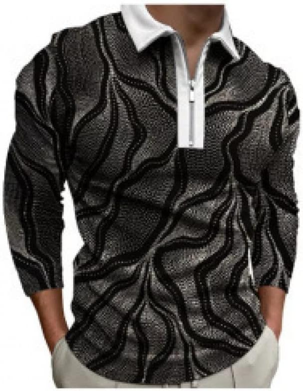 2023 година Нова машка модна кошула обична кратка ракав голф боја во боја блок памук врвен скелет краток ракав за кратки ракави