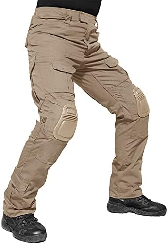 Воените панталони со мажи Кехаио со влошки на коленото, тактички карго панталони, панталони за борбени маички во војната