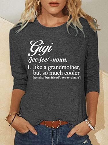 Igиџи џемпери за жени подароци за екипаж за баба како баба, но толку многу поладни