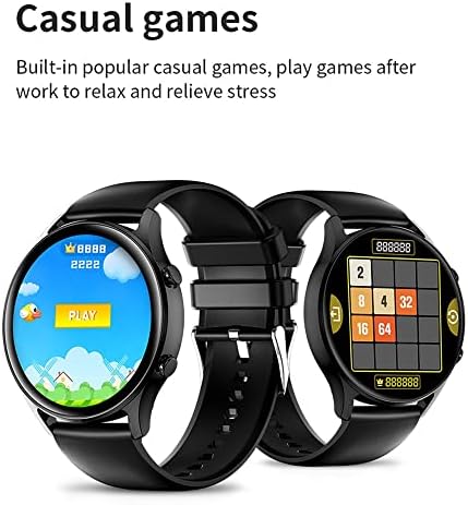 Паметна часовник Велика Британија-IPFSoft, Fitness Activity Tracker, 1.3 Smartwatch на екран на допир со калориски педометар, IP67 водоотпорен