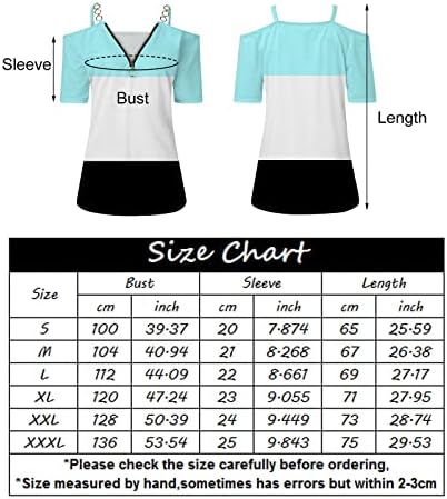 2023 Женска Блуза Облечен Секојдневен Краток Ракав V Кошули Со Патент Во Боја Туника Врвот Секси Надвор Од Рамото Основни Врвови За Маици
