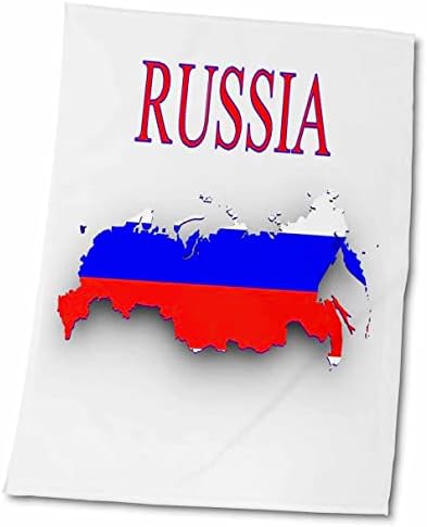 3дроза Слика На Мапата На Русија Во Бои На Знамиња Со Име На Земја-Крпи