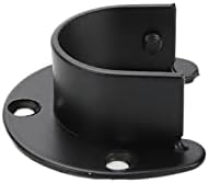 Плакарот за не'рѓосувачки челик Rannb Rod End Поддржува U облик црна гардероба шипки за држачи се вклопуваат 1,26 инчи шипка DIA -2PCS