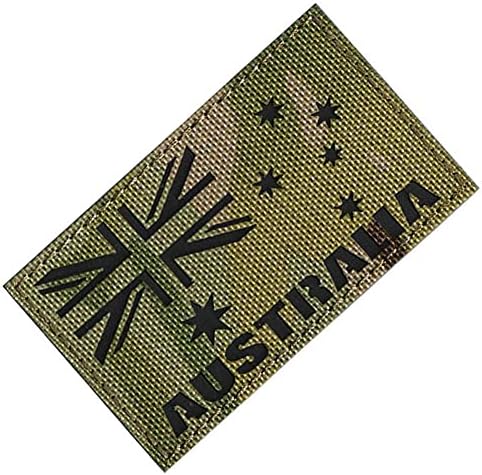 Рефлексивна австралија знаме за лепенка инфрацрвена инфрадинација IR австралиски национална земја морал значка тактичка воена армија