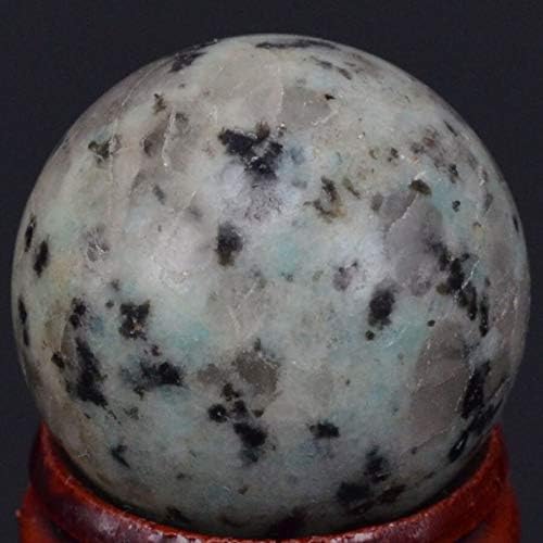 Alexsunny 30mm природен киви камена сфера кристална глобус топка чакра заздравување на занаети за резба од камен, минерали, минерали