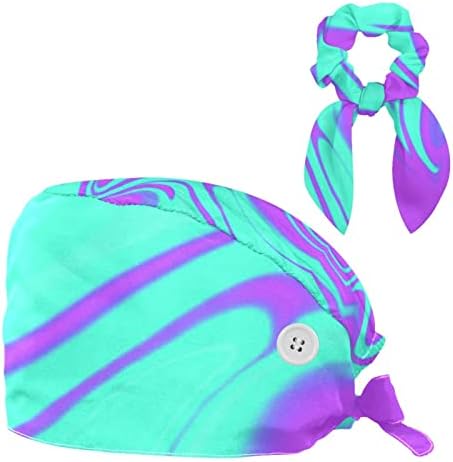 yoyoamoy прилагодливо работно капаче со копчиња малку симпатична пингвин јагода буфантска капа еластична завој вратоврска назад
