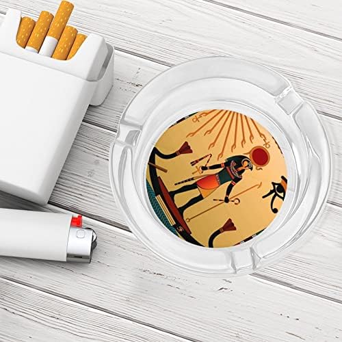 Египетска цигара стакло од пепелници околу држачот за пушење на пепел за дома хотелска маса Топ декорација