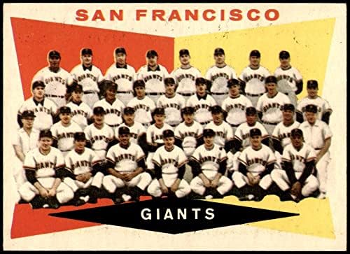 Проверка на тимот на тимот од 1960 година Топс 151 гигантс гиганти од Сан Франциско гиганти екс/планински гиганти